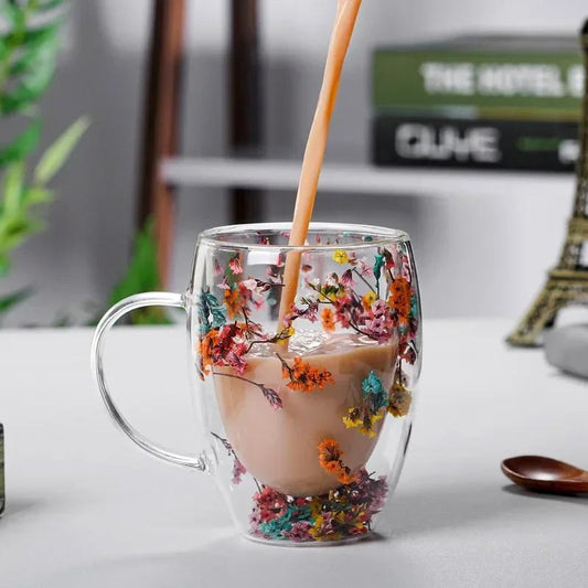 Elegant Glass Mug – Perfect for Travel