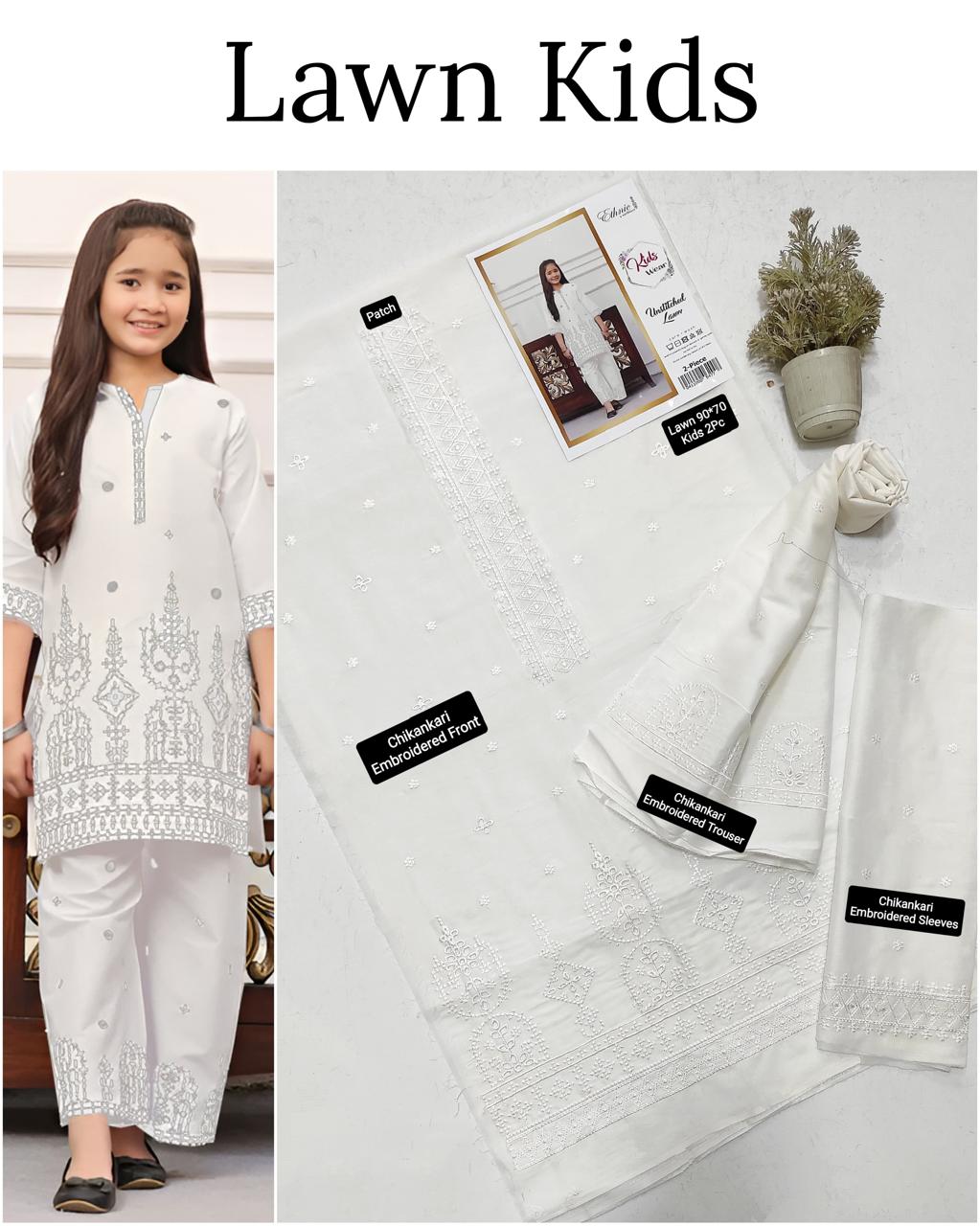 🎊🥳 *SALE SALE SALE*🥳🎊

LAWN _ KIDS 2PC UNSTITCHED COLLECTION*