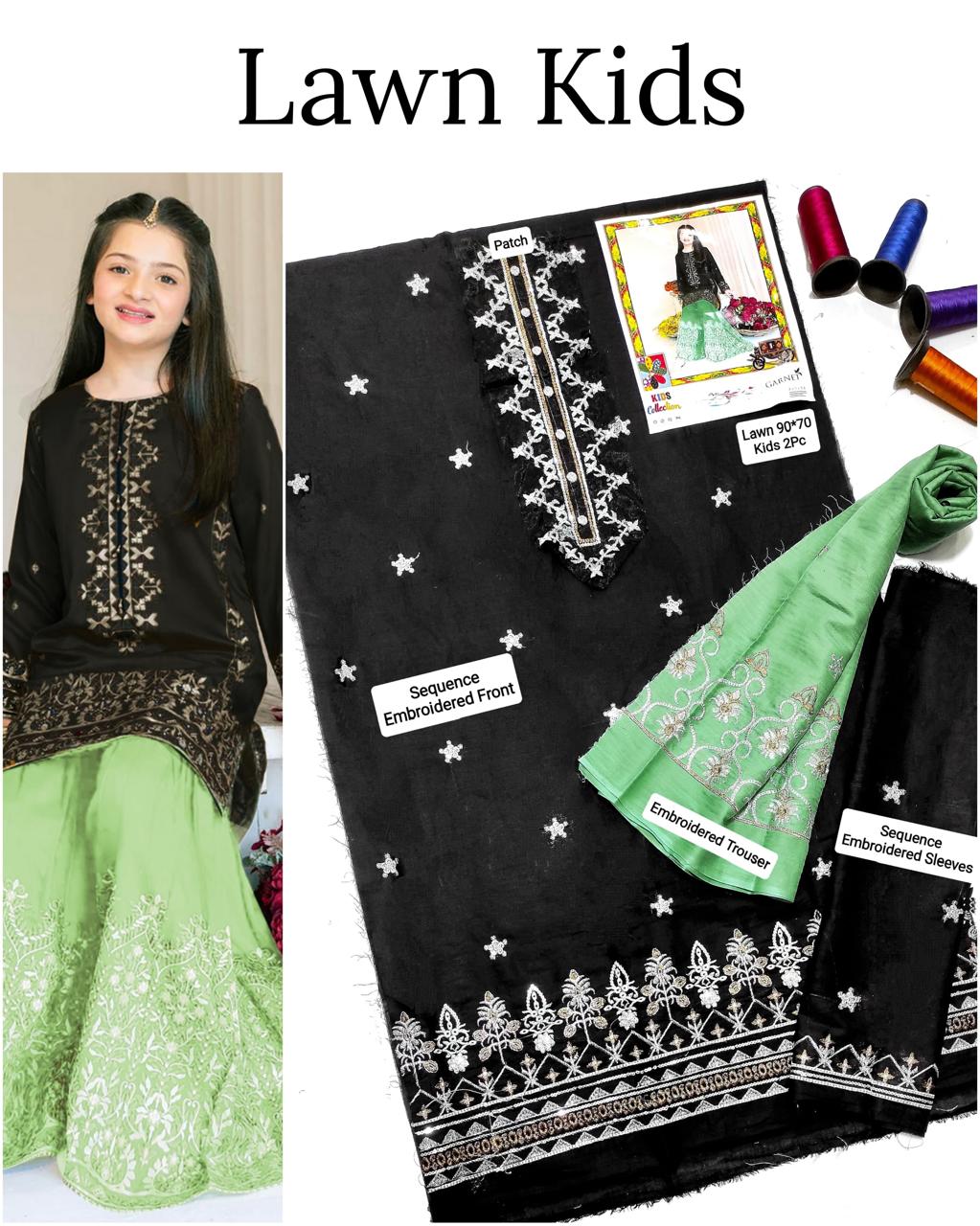 🎊🥳 *SALE SALE SALE*🥳🎊

LAWN _ KIDS 2PC UNSTITCHED COLLECTION*