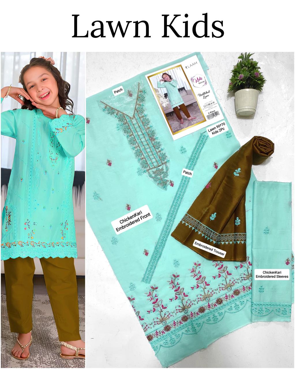 🎊🥳 *SALE SALE SALE*🥳🎊

LAWN _ KIDS 2PC UNSTITCHED COLLECTION*