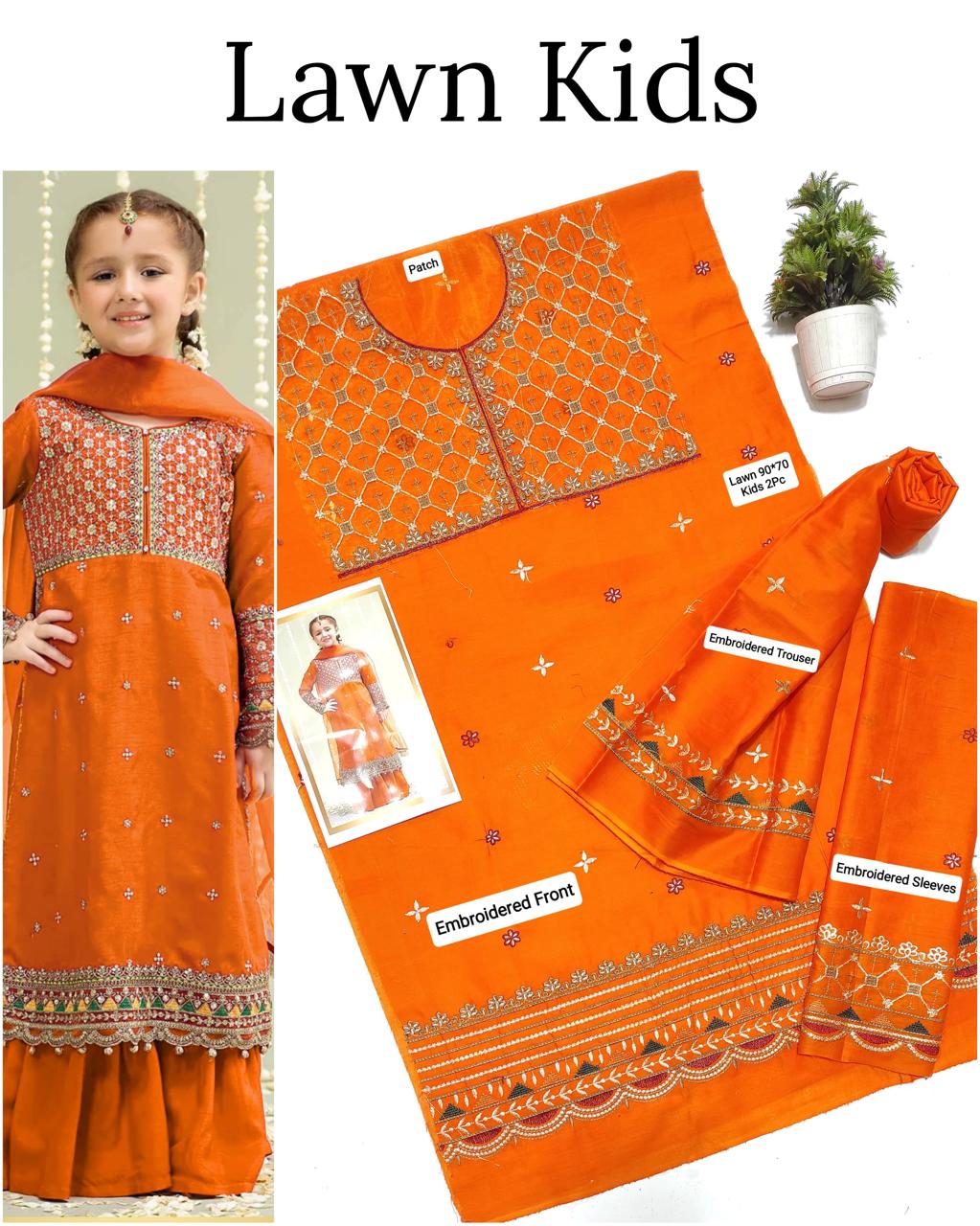 🎊🥳 *SALE SALE SALE*🥳🎊

LAWN _ KIDS 2PC UNSTITCHED COLLECTION*