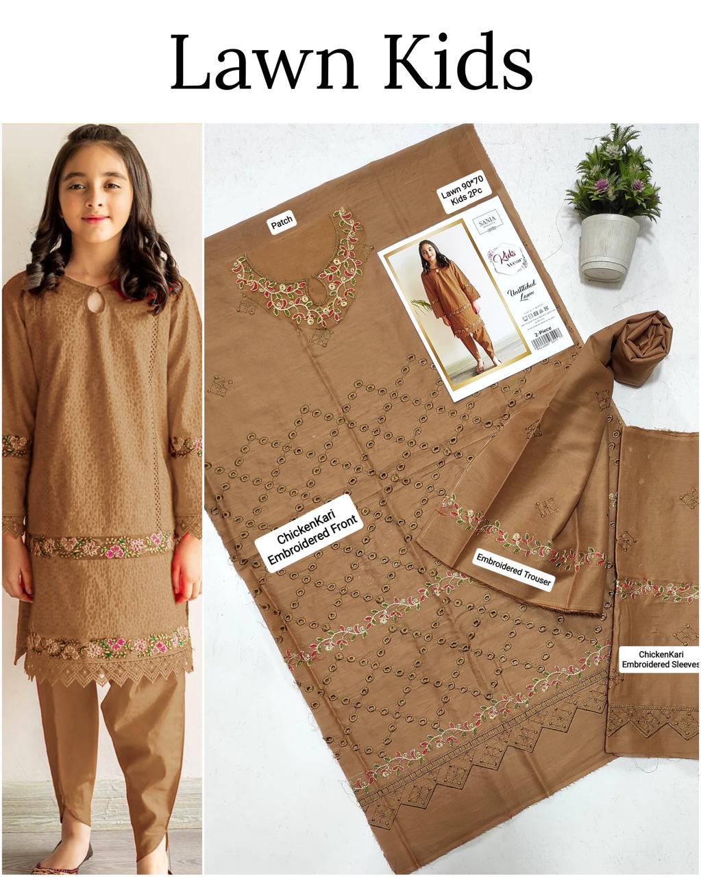 🎊🥳 *SALE SALE SALE*🥳🎊

LAWN _ KIDS 2PC UNSTITCHED COLLECTION*