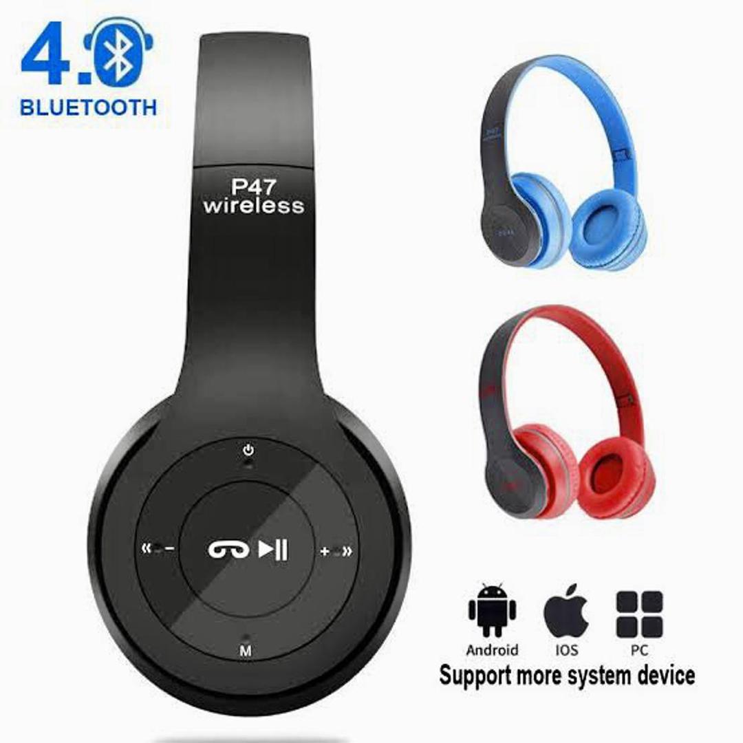 P47 Bluetooth 5.3 Headphones – Clear Voice, Long-Lasting Battery, Fast Charging – 4 Colors