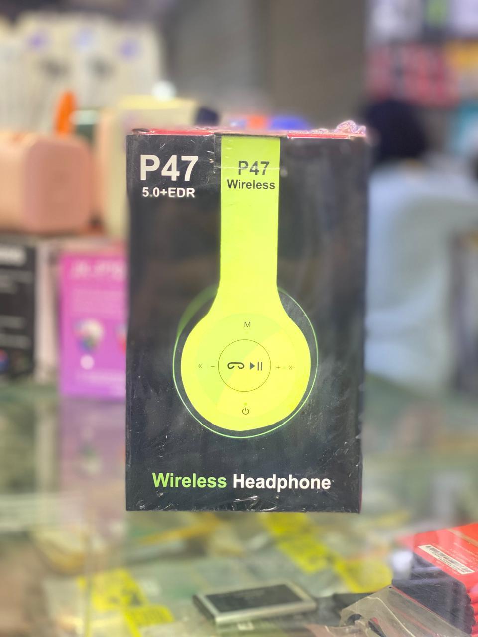 P47 Bluetooth 5.3 Headphones – Clear Voice, Long-Lasting Battery, Fast Charging – 4 Colors