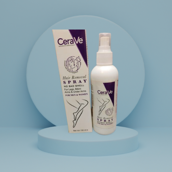 Cereve Hair Removal Spray For Women – Fast, Painless Hair Removal For Legs, Arms & Body, Smooth Skin At Home | Hair Removal