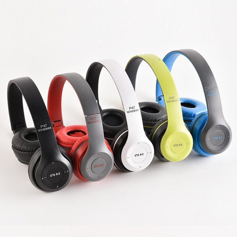 P47 Bluetooth 5.3 Headphones – Clear Voice, Long-Lasting Battery, Fast Charging – 4 Colors