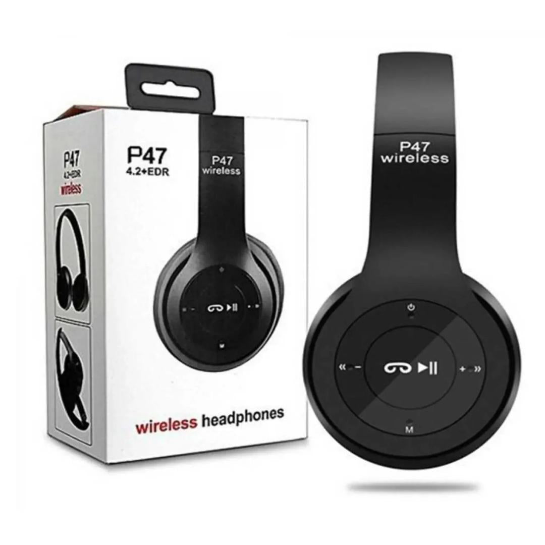 P47 Bluetooth 5.3 Headphones – Clear Voice, Long-Lasting Battery, Fast Charging – 4 Colors
